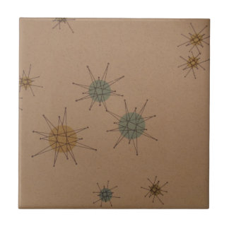 Azulejo De Cerámica Reloj de Starburst