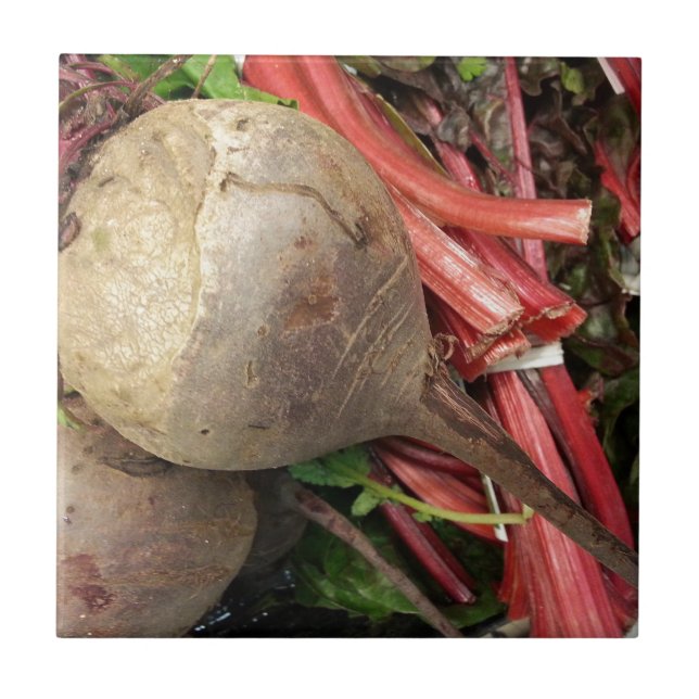 Azulejo De Cerámica Remolachas (Frente)