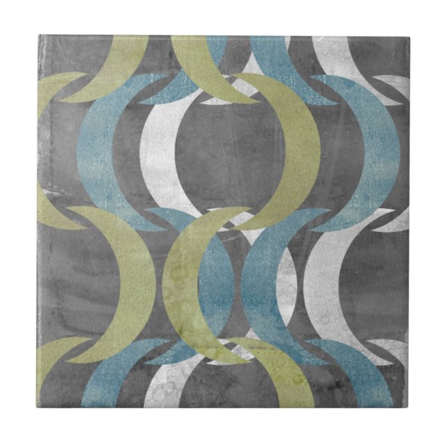 Azulejo De Cerámica Repetición geométrica I (Frente)