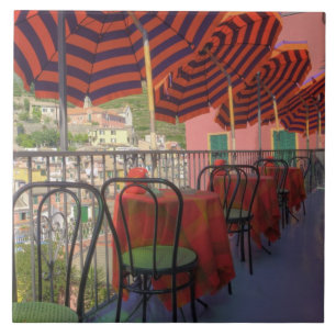 Azulejo De Cerámica Restaurante en la ciudad de Vernazza, Cinque