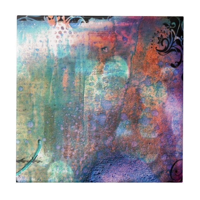 Azulejo De Cerámica Resumen (Frente)