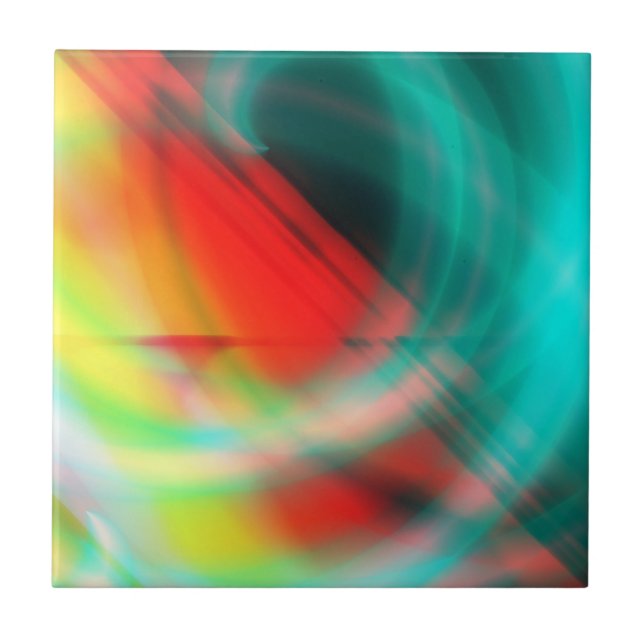 Azulejo De Cerámica Resumen de mosaico cerámico (Frente)