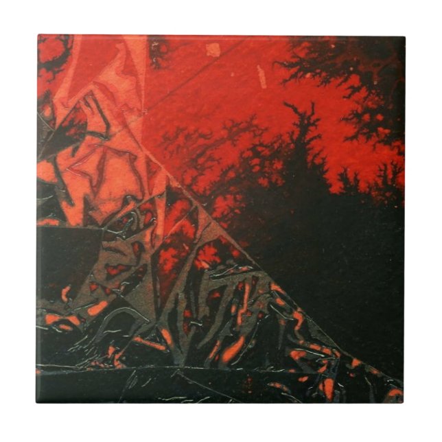 Azulejo De Cerámica Resumen de mosaico cerámico de arte (Frente)