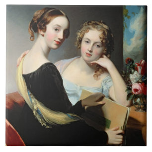 Azulejo De Cerámica Retrato de las hermanas de McEuen, después de 182