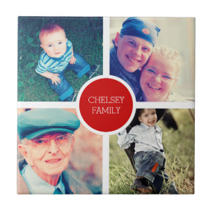 Azulejo De Cerámica Retrato familiar