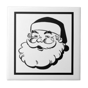 Azulejo De Cerámica Retro Santa White Cerámica Tile