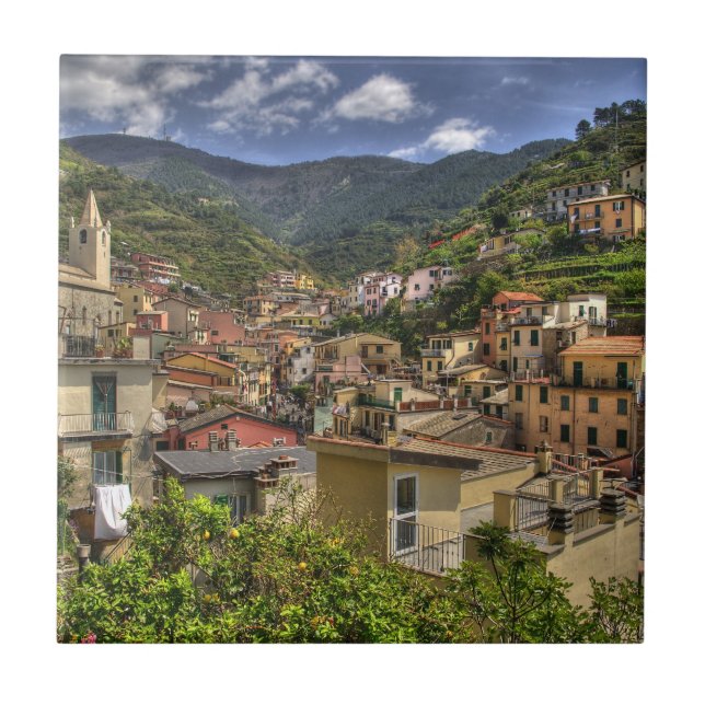 Azulejo De Cerámica Riomaggiore (Frente)