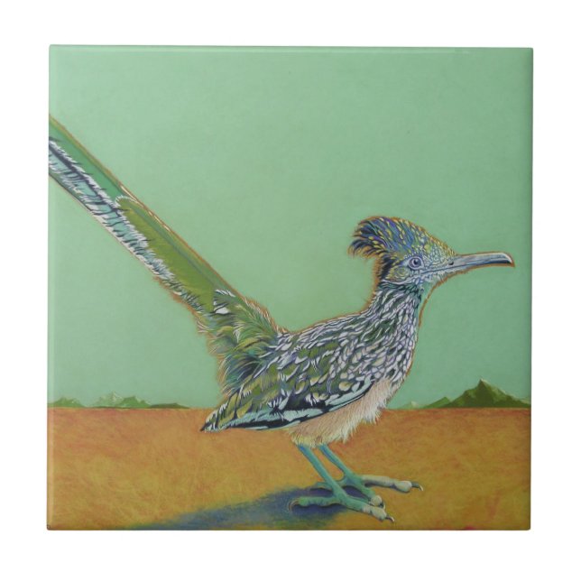 Azulejo De Cerámica Roadrunner (Frente)