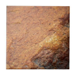 Azulejo De Cerámica Roca de granito de color óxido