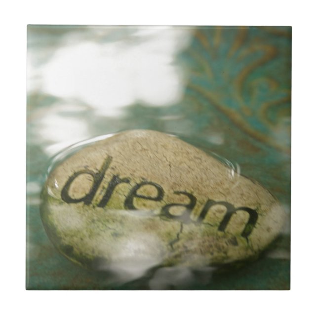 Azulejo De Cerámica Rock soñador (Frente)