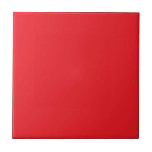 Azulejo De Cerámica Rojo (Frente)