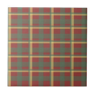 Azulejo De Cerámica Rojo amarillo dorado