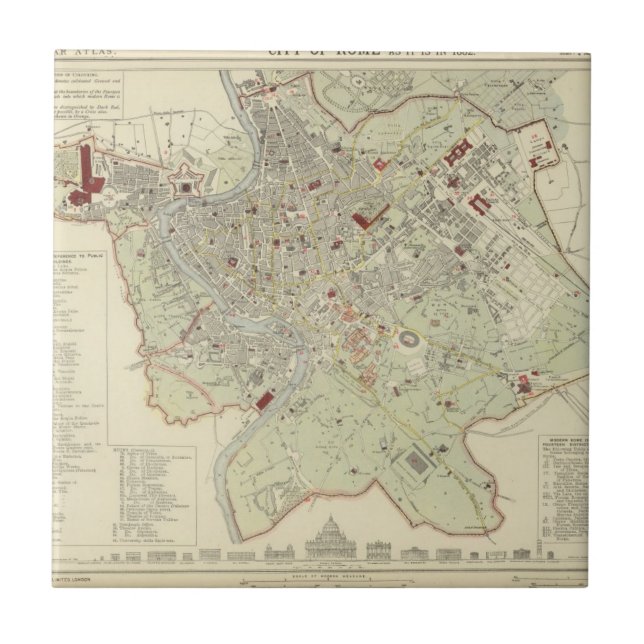 Azulejo De Cerámica Roma 4 (Frente)