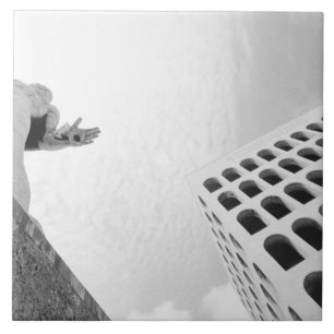 Azulejo De Cerámica Roma Italia, EUR Palazzo del Lavoro 2