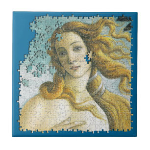 Azulejo De Cerámica Rompecabezas de Venus Botticelli