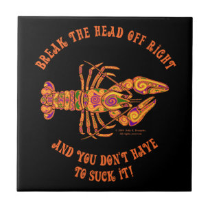 Azulejo De Cerámica Romper la cubierta de la cabeza