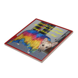 Azulejo De Cerámica Ropa de modelado del Día de la Madre