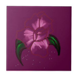 Azulejo De Cerámica Rosa