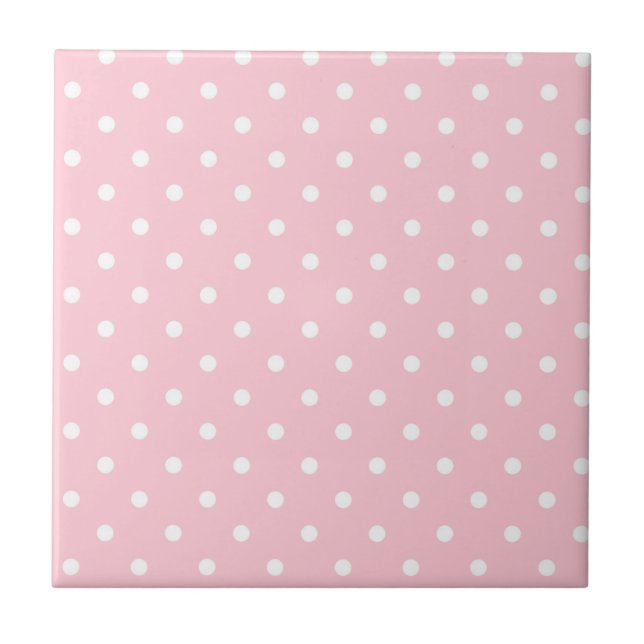 Azulejo De Cerámica Rosa de Bubblegum (Frente)