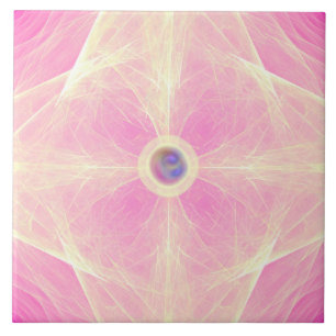 Azulejo De Cerámica Rosa de Perla en mosaico de cerámica de patrón de 