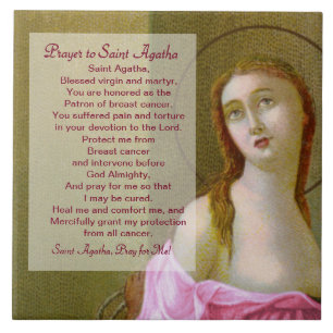 Azulejo de cerámica Rosa St. Agatha (M 003) 2
