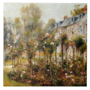 Azulejo De Cerámica Rosaleda Wargemont por Renoir