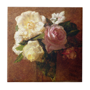 Azulejo De Cerámica Rosas