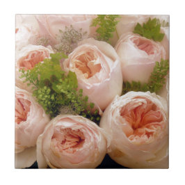 Azulejo De Cerámica Rosas rosas preciosas