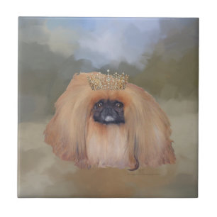 Azulejo De Cerámica Royal Pekingese