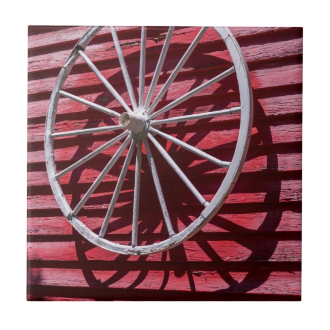 Azulejo De Cerámica Rueda de Vagón (Frente)