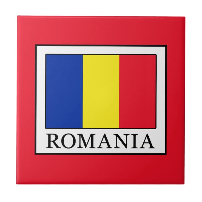 Azulejo De Cerámica Rumania (Frente)