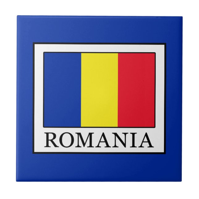 Azulejo De Cerámica Rumania (Frente)