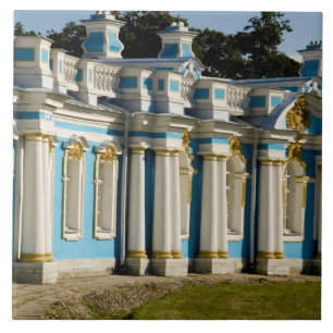 Azulejo De Cerámica Rusia, Pushkin. Parte del Palacio de Catalina.