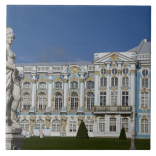 Azulejo De Cerámica Rusia, San Petersburgo, Palacio de Catalina (tambi
