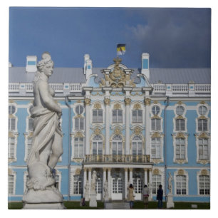 Azulejo De Cerámica Rusia, San Petersburgo, Palacio de Catalina (tambi