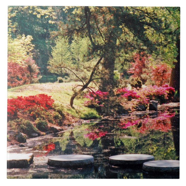 Azulejo De Cerámica Ruta de curación (Frente)