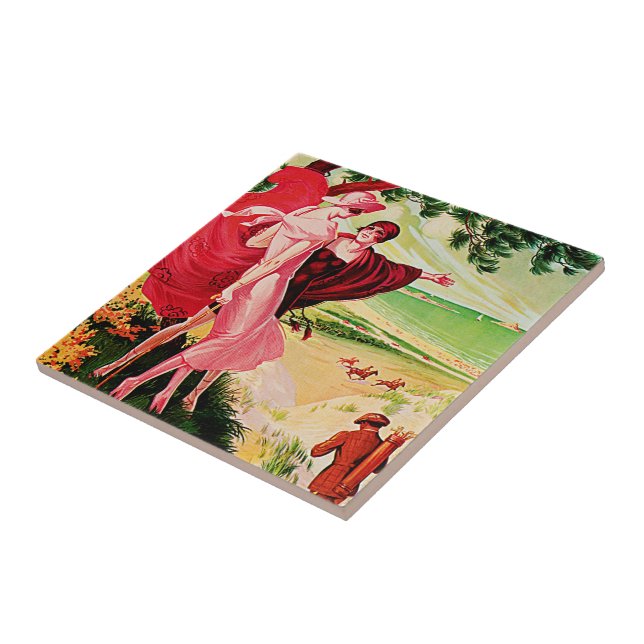 Azulejo De Cerámica Sables d'Or les Pins (Lado)