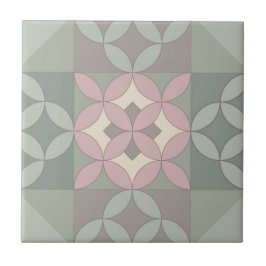 Azulejo de cerámica Sage & Rose