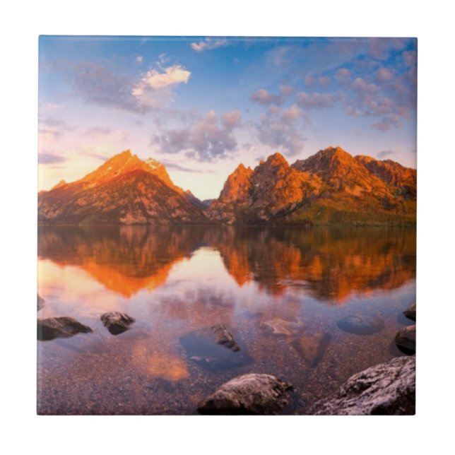 Azulejo De Cerámica Salida del sol (Frente)