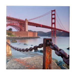 Azulejo De Cerámica Salida del sol en el punto del fuerte