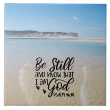 Salmo 46:10 Permaneced y sabed que soy Dios, Bibli