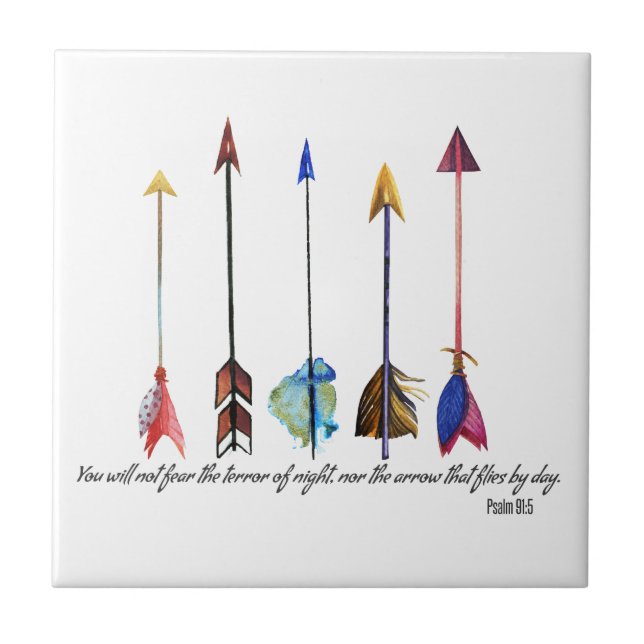 Azulejo De Cerámica Salmo 91 Arrow (Frente)