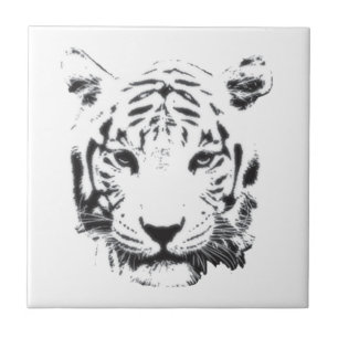Azulejo De Cerámica Salvar la extinción del tigre es para siempre