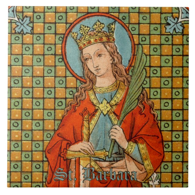 Azulejo De Cerámica San Bárbara (JP 01) Cubierta cerámica 1 (Frente)