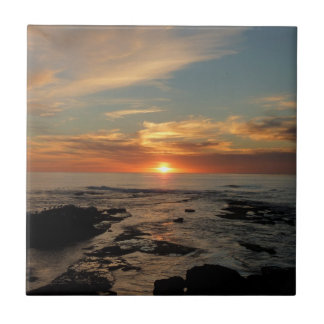 Azulejo De Cerámica San Diego Sunset II