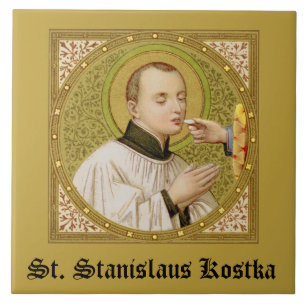 Azulejo De Cerámica San Estanislao Kostka (SNV 25; SquareImage) Baldos