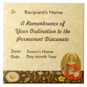 Azulejo De Cerámica San Esteban el Próto Mártir (PM 08)