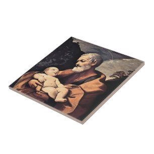 Azulejo De Cerámica San José de Guido Reni