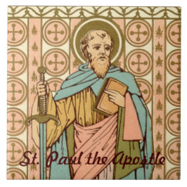 Azulejo De Cerámica San Pablo el Apóstol (RLS 13)