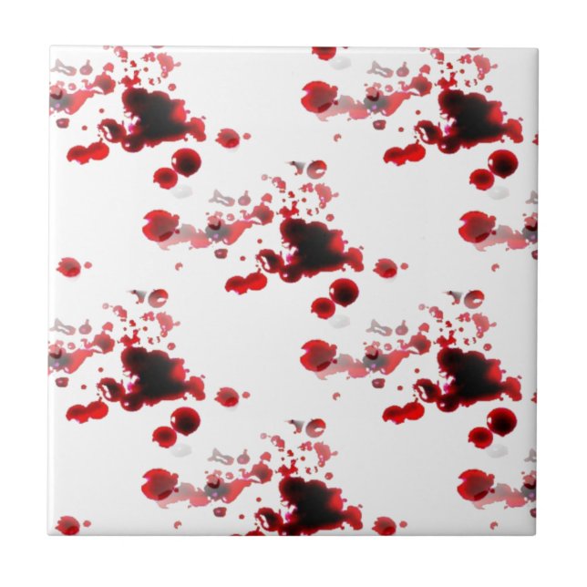 Azulejo De Cerámica Sangriento (Frente)